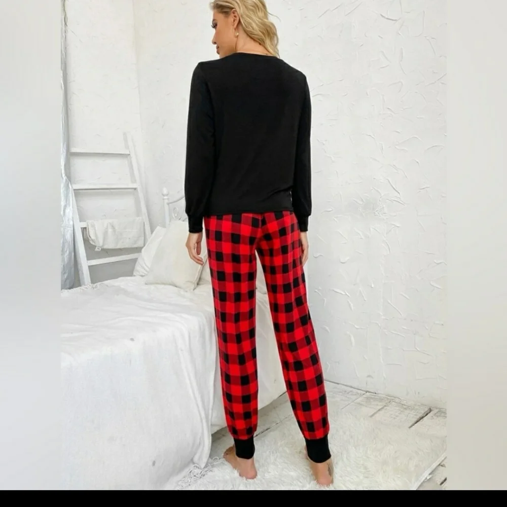 Red & Black Buffalo Plaid Sleepwear - Picture 5 of 5